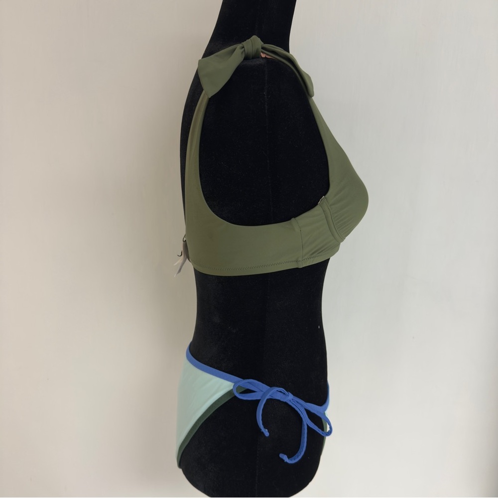 MIX&MATCH Green and Blue Bikini Set - Picture 2 of 7